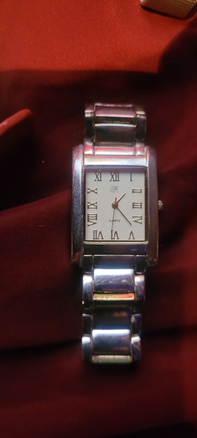 Women's Silver Tone Roman Numeral Quartz Watch thumbnail