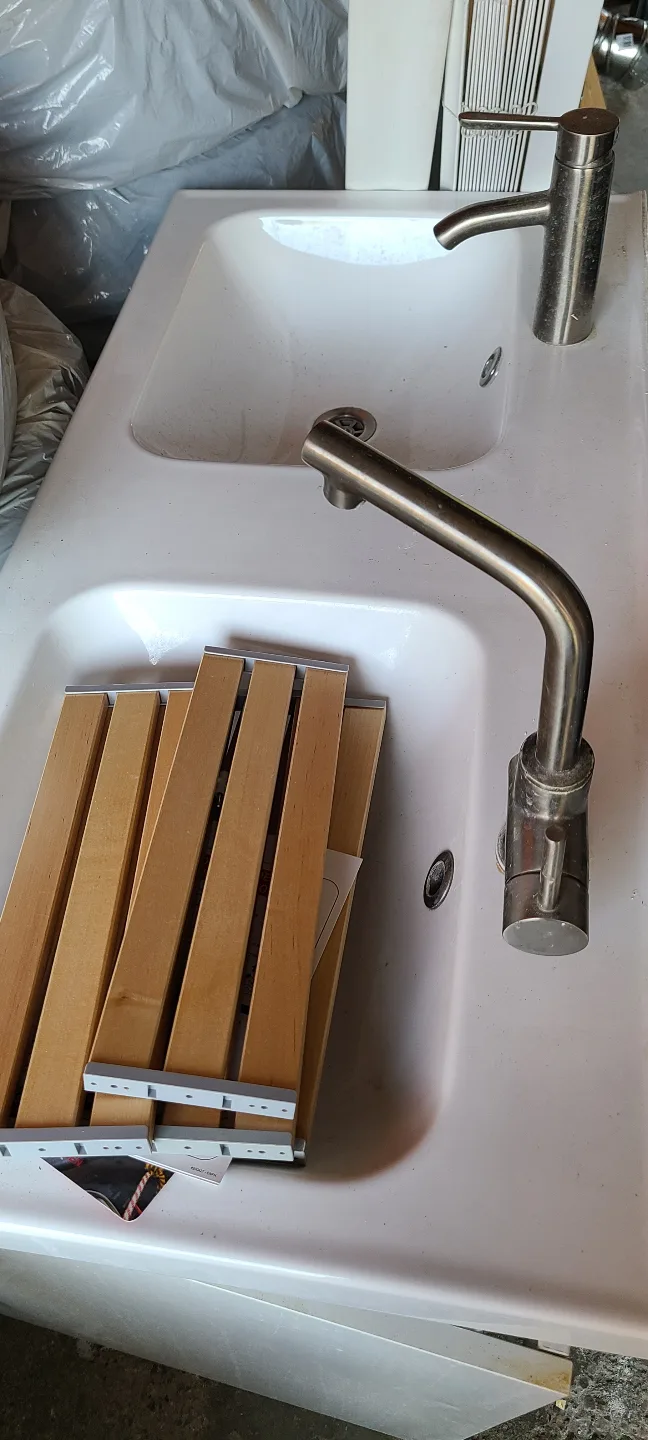 IKEA Godmorgon Double bathroom Vanity Sink with Faucets🏒 image indicator(2)