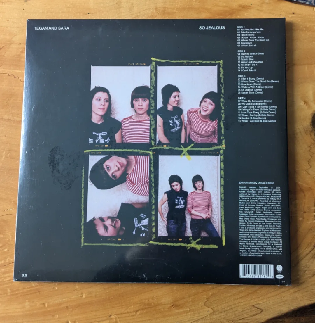 Tegan and Sara So Jealous 20th Anniversary Deluxe Edition Vinyl image indicator(2)