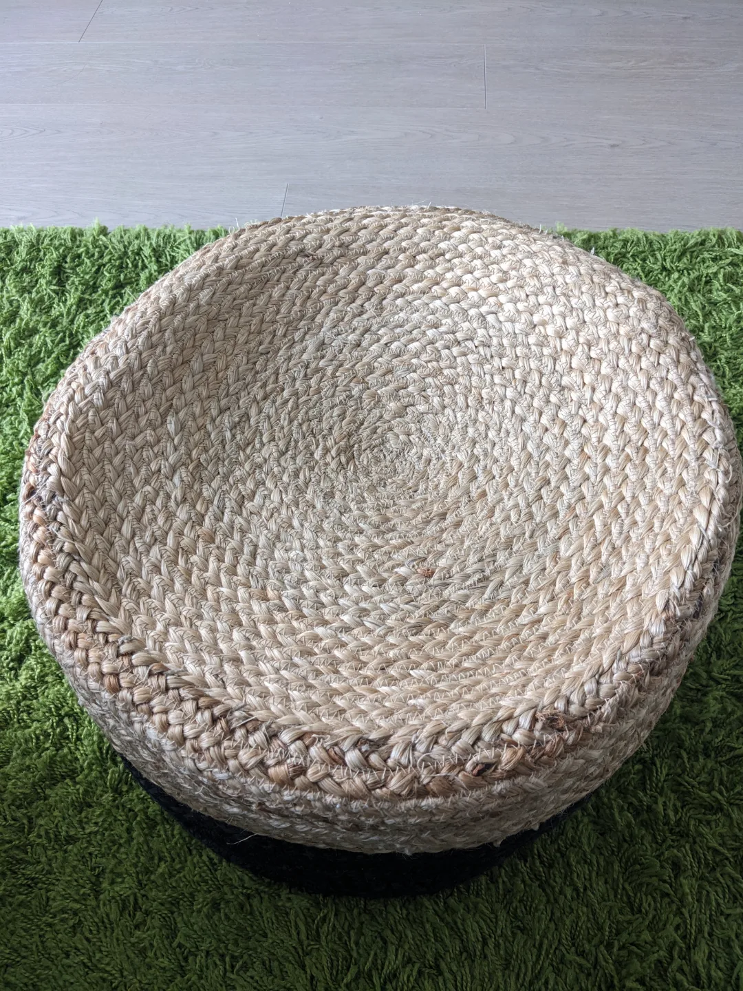 Woven Round Pouf Ottoman from Pottery Barn image indicator(2)