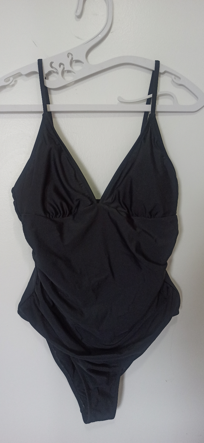 BlackTummy Control One Piece Bathing Suit Size Large