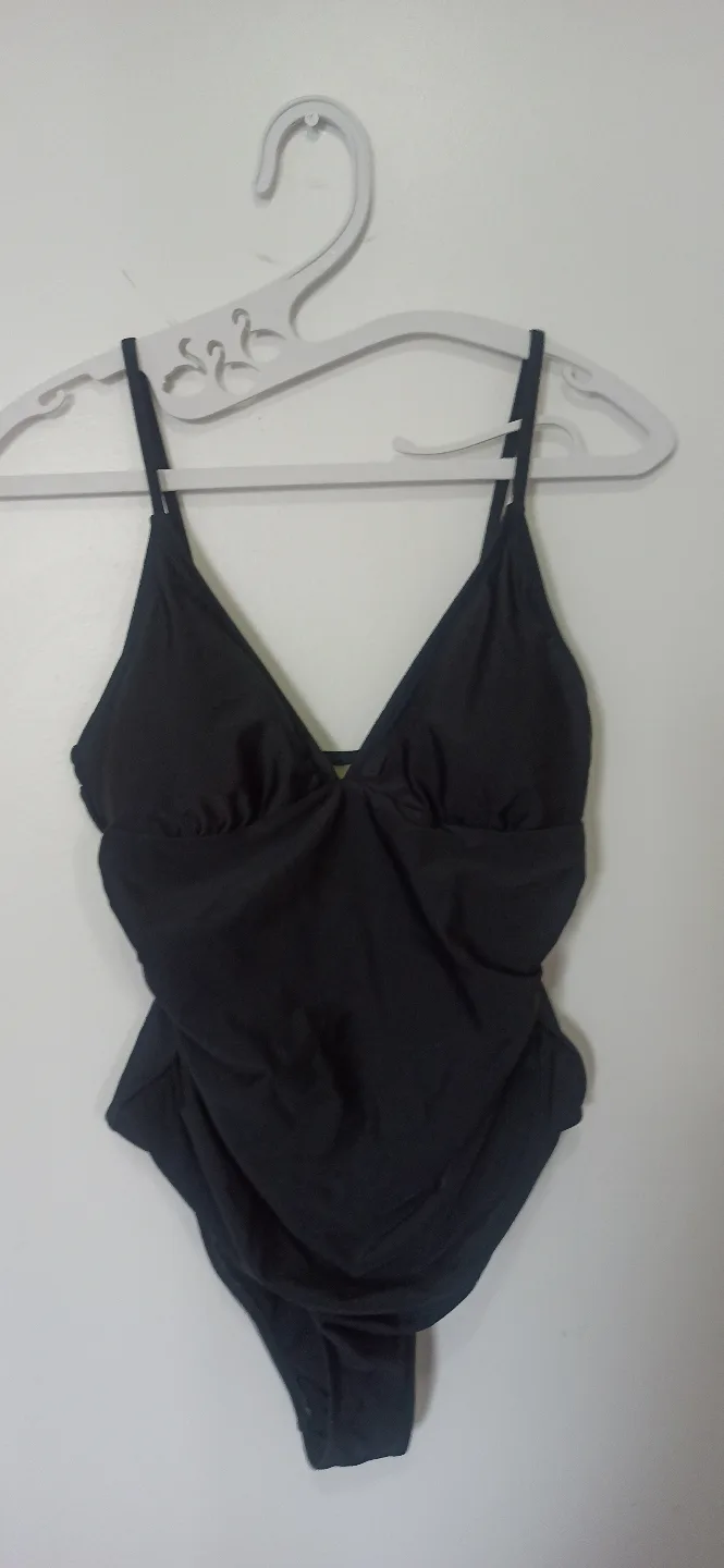BlackTummy Control One Piece Bathing Suit Size Large image indicator(2)