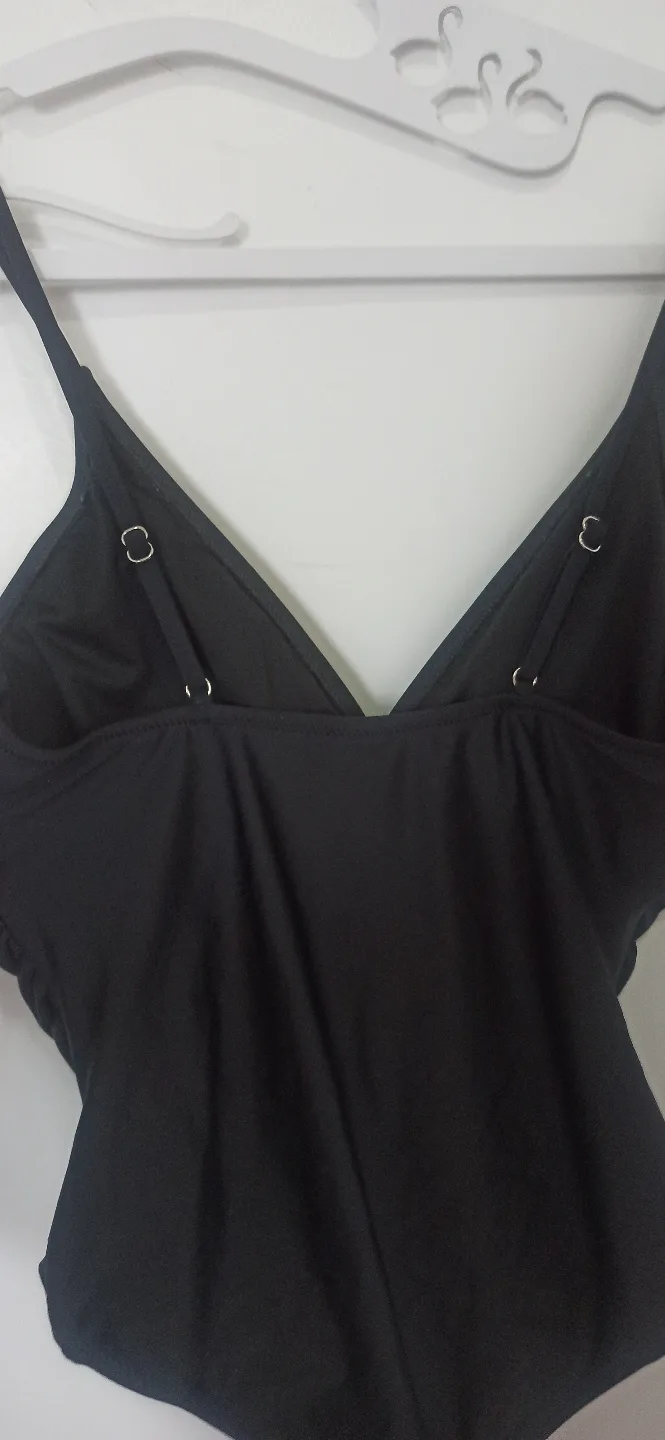 BlackTummy Control One Piece Bathing Suit Size Large image indicator(5)