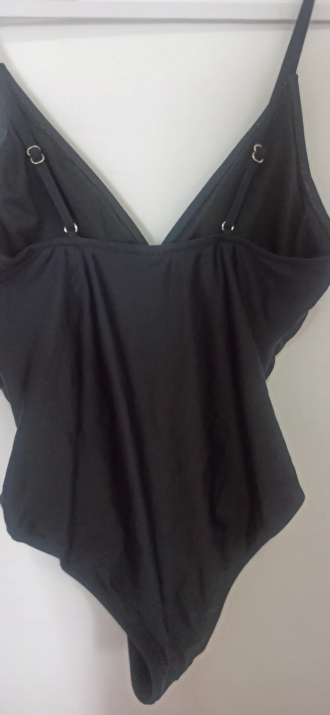 BlackTummy Control One Piece Bathing Suit Size Large image indicator(6)