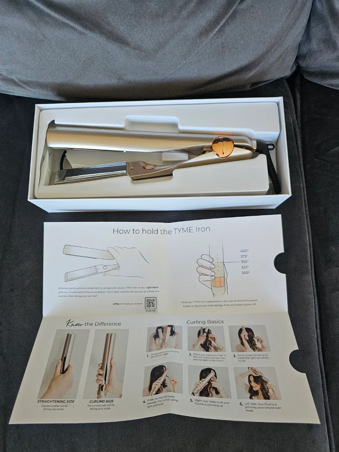 TYME IRON PRO: All-in-One Hair Straightener and Curling Iron image indicator(5)