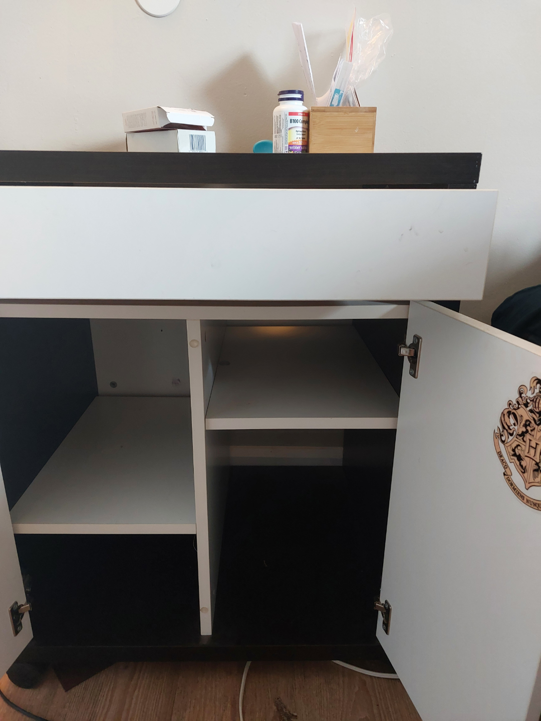 Two-Door Cabinet with Drawer - photo 2