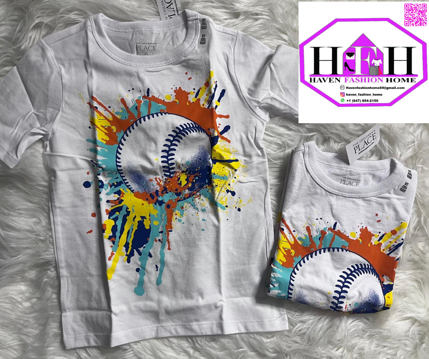 The Children's Place Baseball Graphic T-Shirt (Size 5T)
