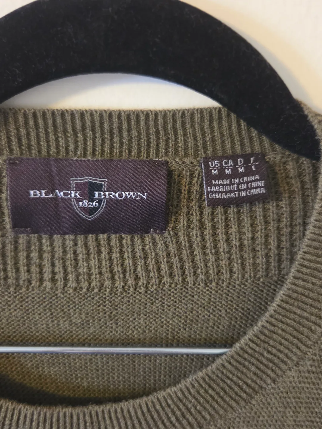 Black Brown 1826 Green Sweater image indicator(3)