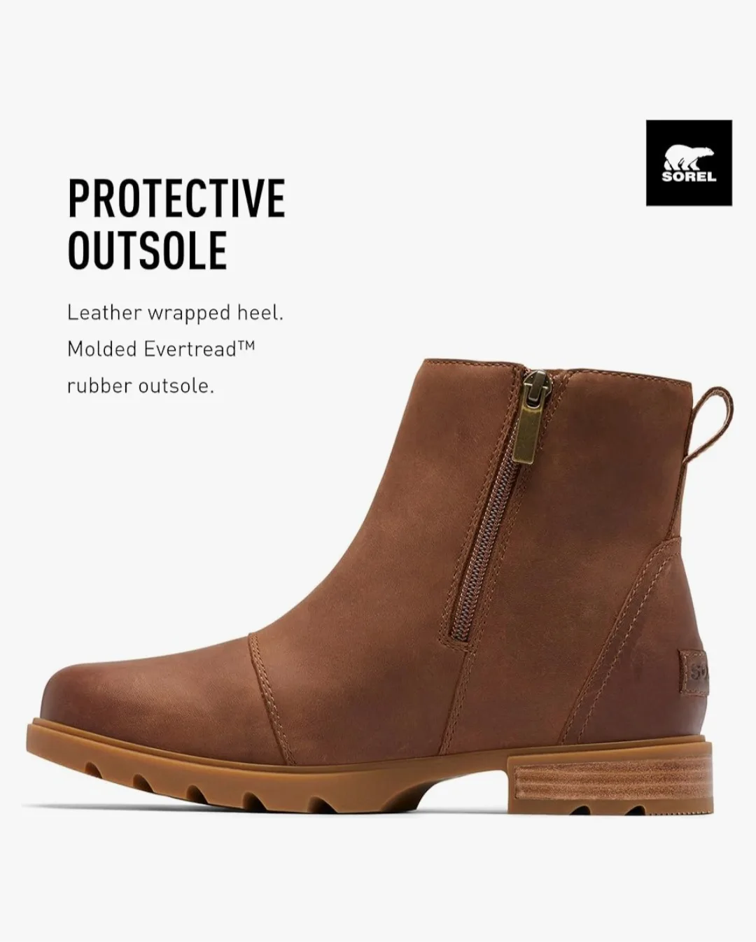 Sorel Women's Emelie III ZIP WP Boots, Size 9.5 image indicator(3)