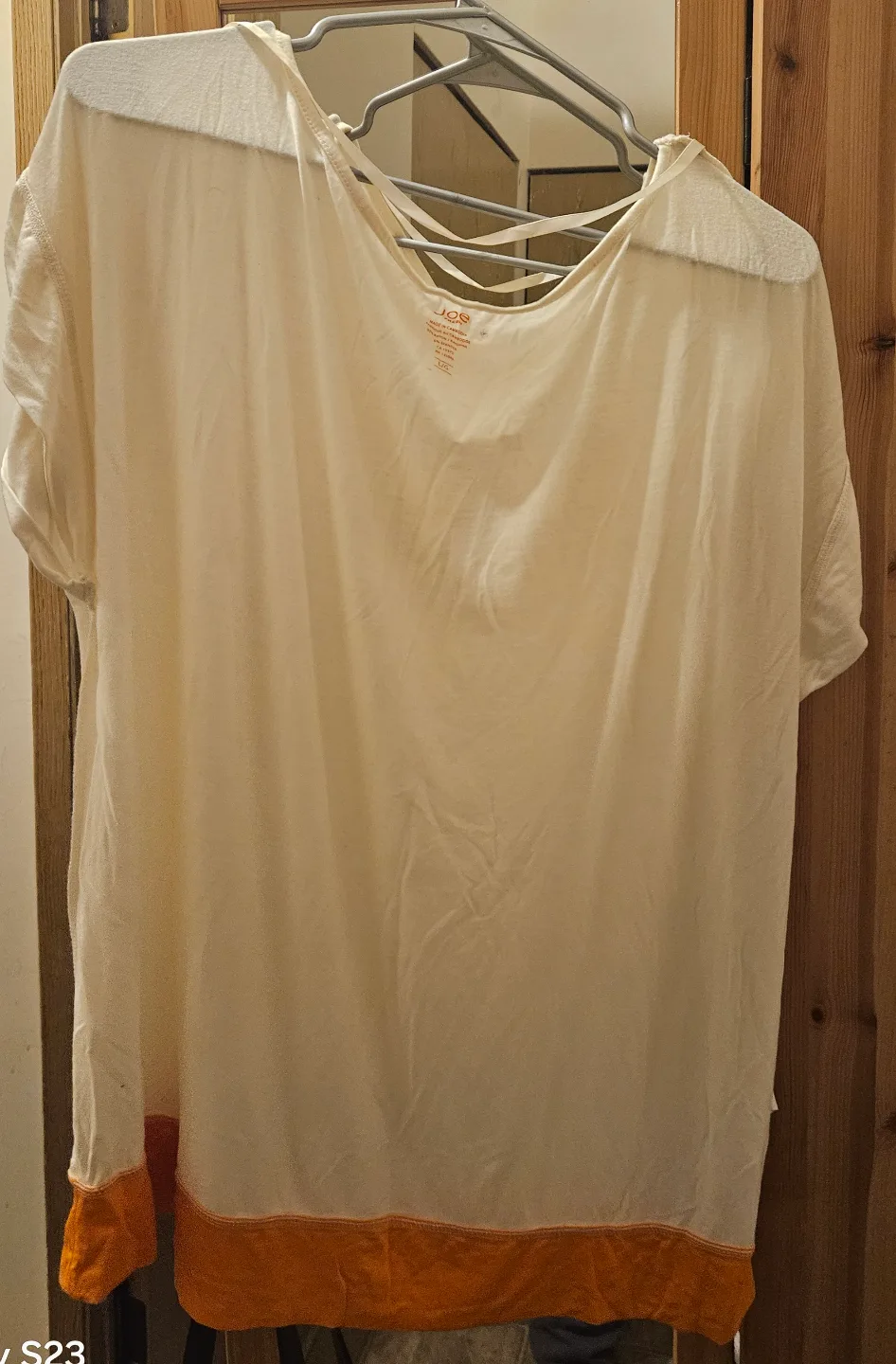 Cream and Orange T-Shirt ( #Freecycle) image indicator(2)