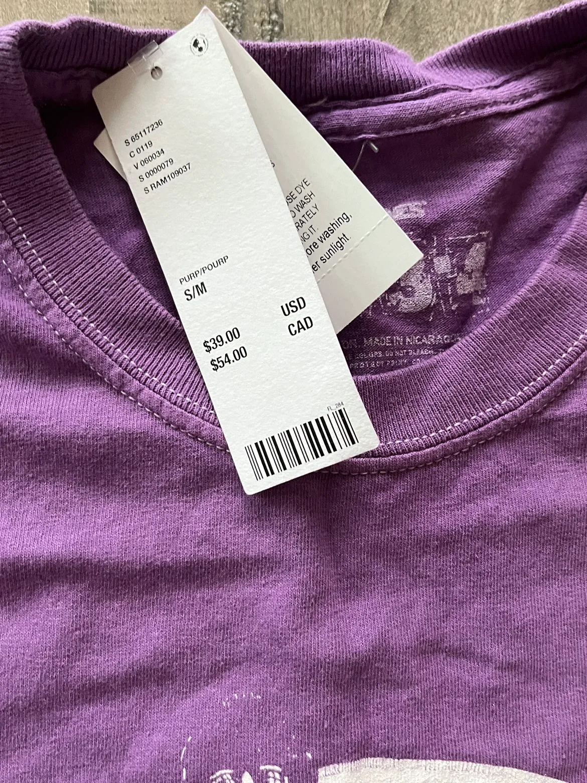 New with tags: Ramones Belgium tour oversized Tshirt image indicator(2)