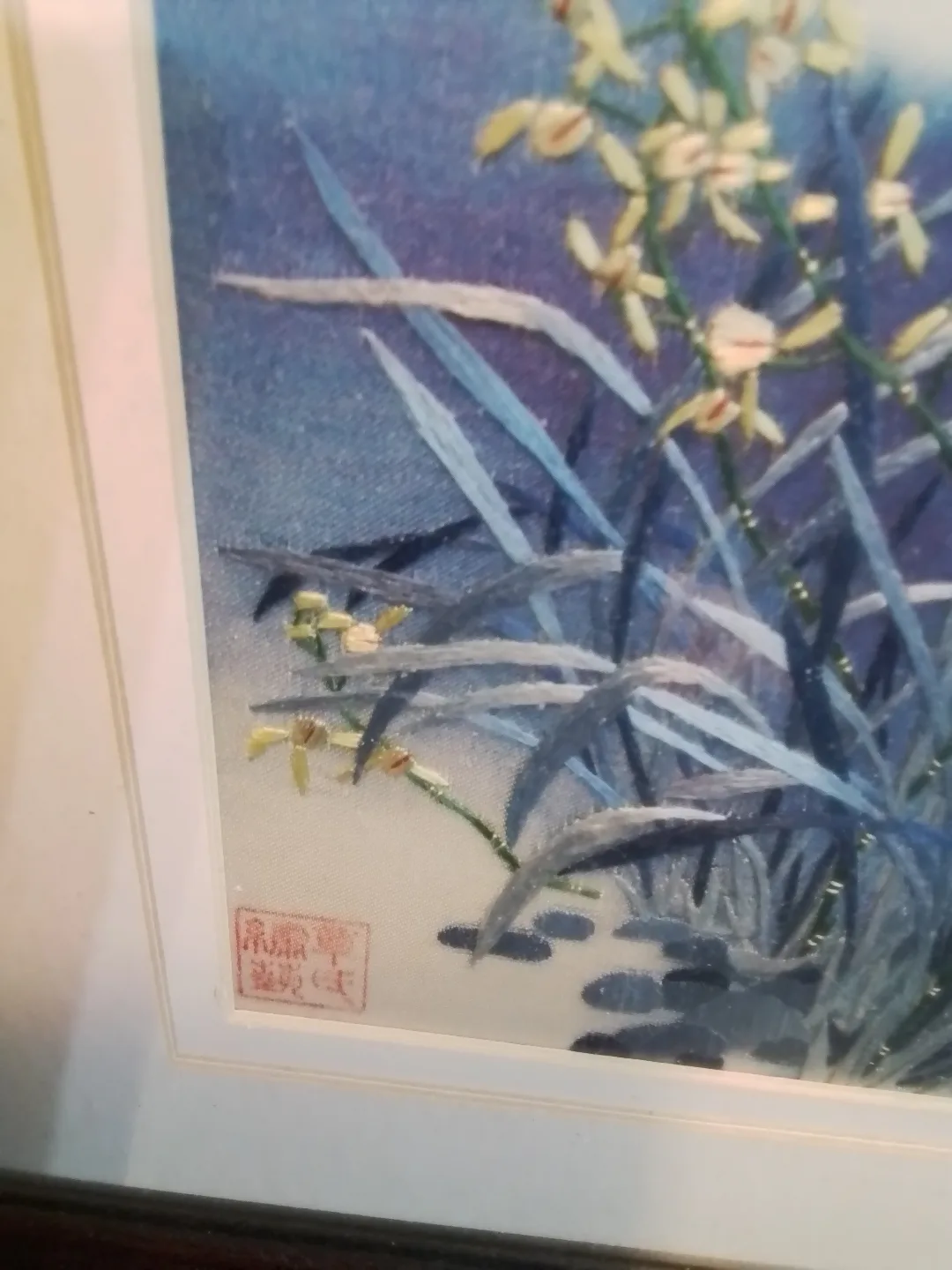 Moon and Orchid – Su Silk Art image indicator(3)