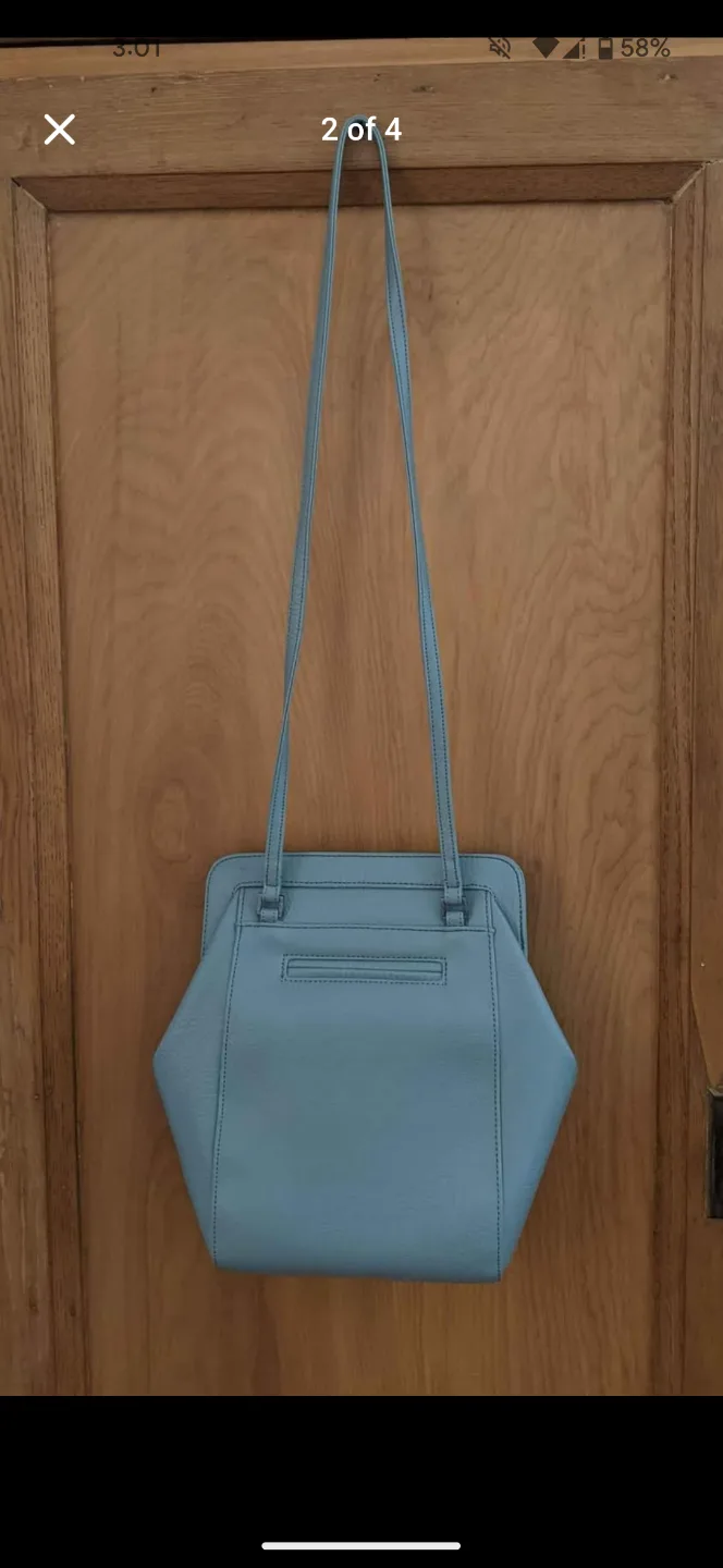 Matt & Nat Light Blue Shoulder Bag image indicator(2)