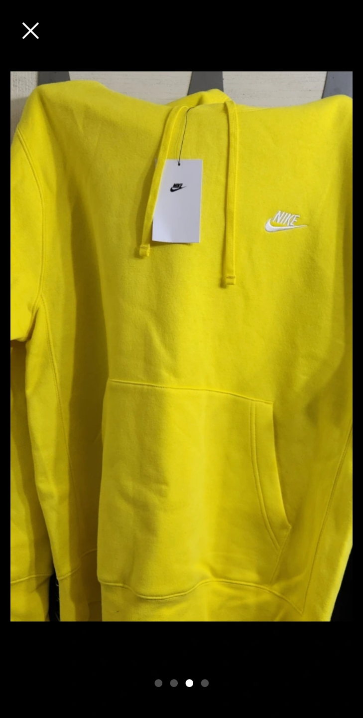 Brand new Nike Yellow Hoodie - photo 4