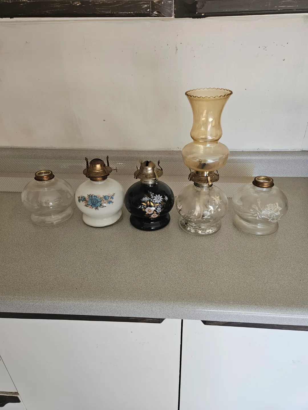 Collection of Vintage Oil Lamps thumbnail