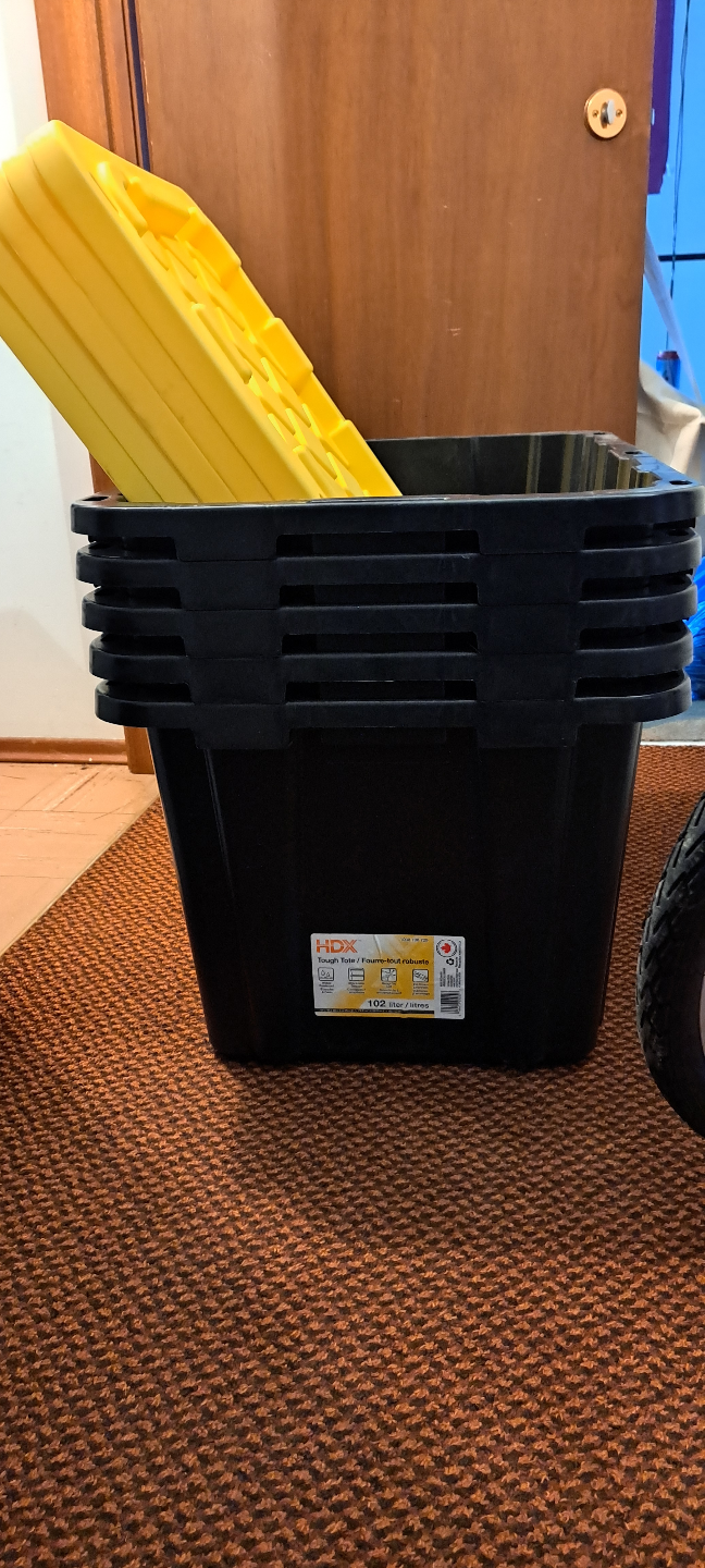 HDX 102L Tough Tote with Lid x5 - photo 2