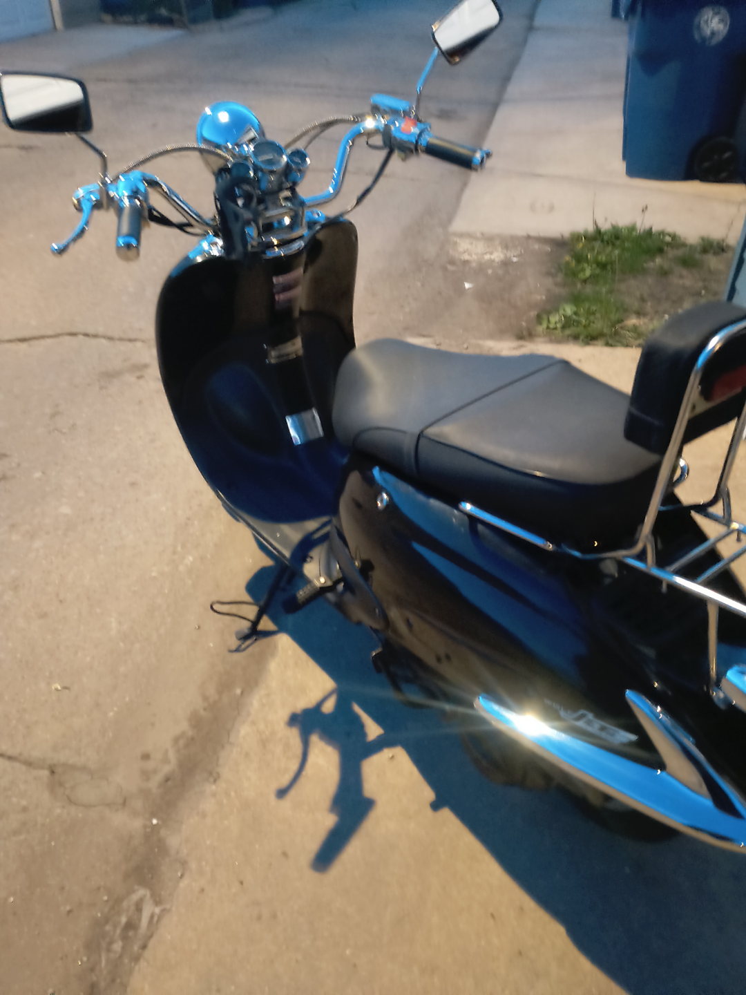 Black Scooter with Chrome Accents - photo 4