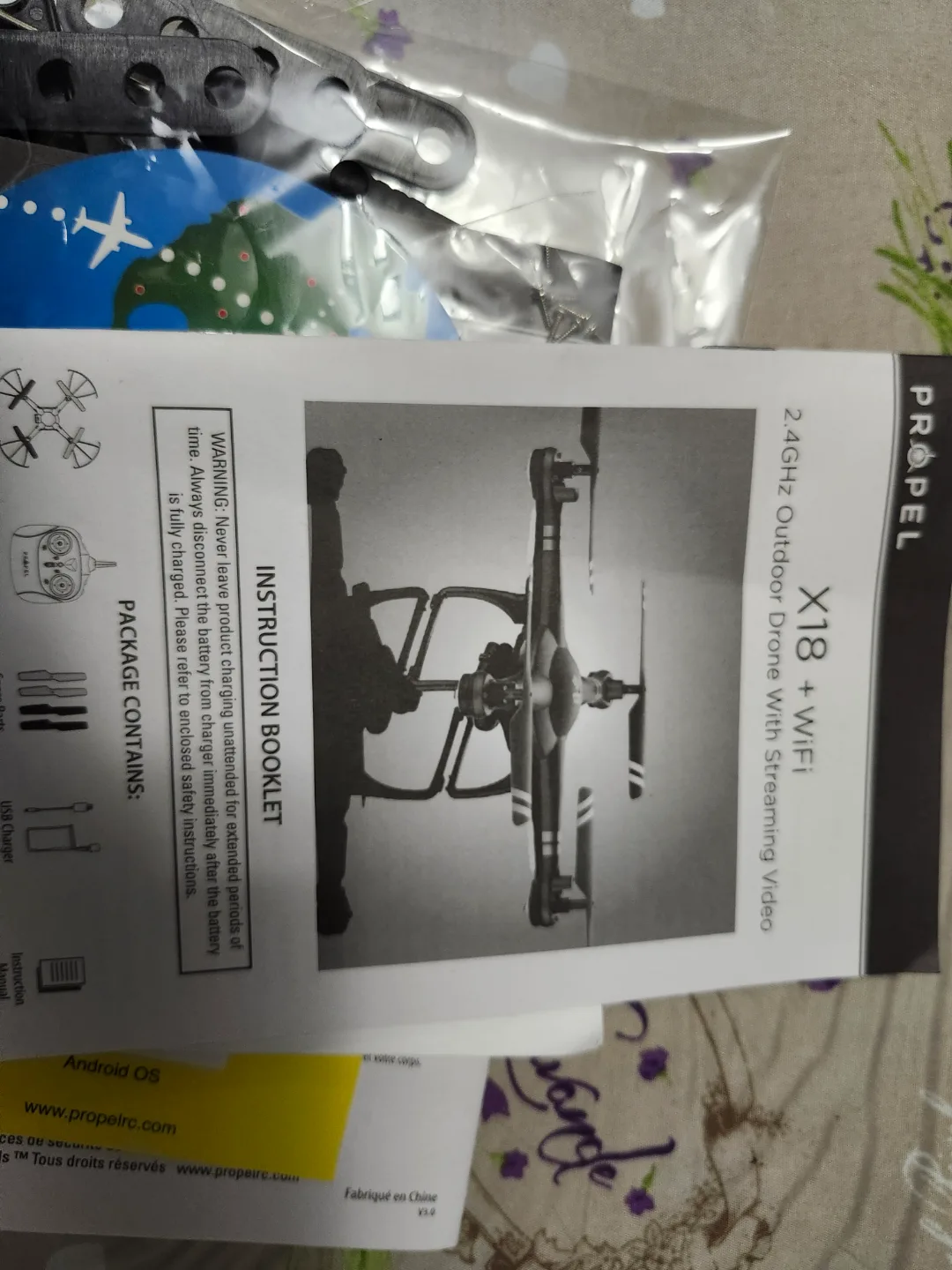 Propel X8 Drone with Controller and Accessories image indicator(6)