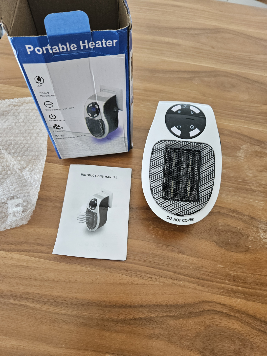 (SOLD)Portable 500W Electric Heater - photo 2