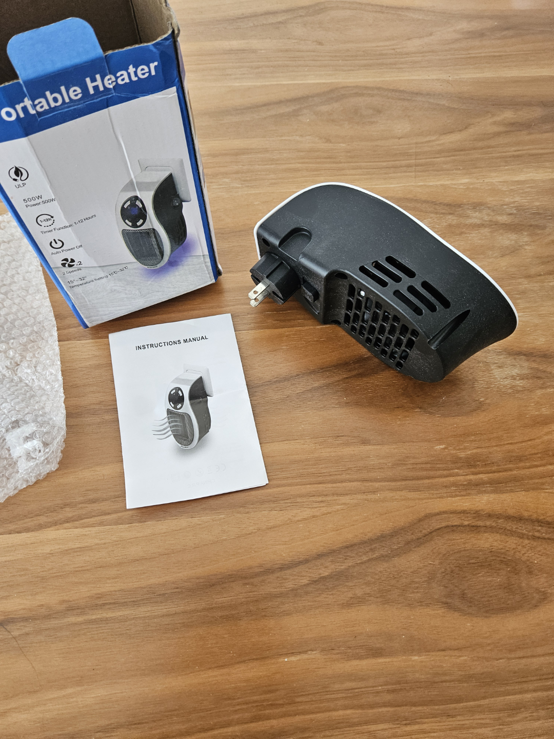 (SOLD)Portable 500W Electric Heater - photo 3