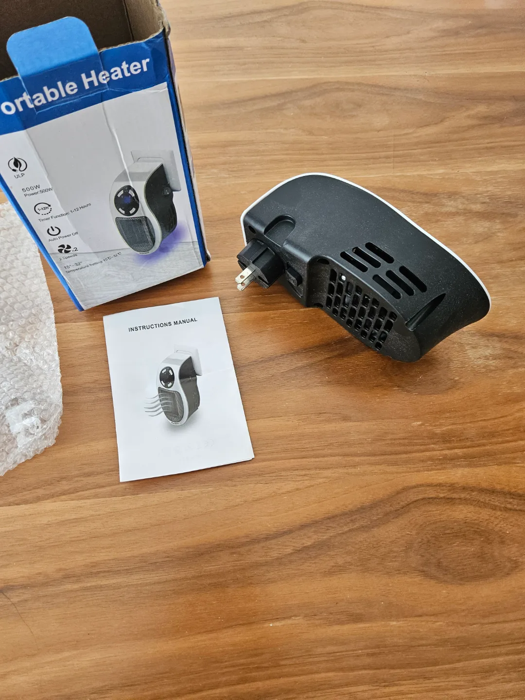 Portable 500W Electric Heater image indicator(3)