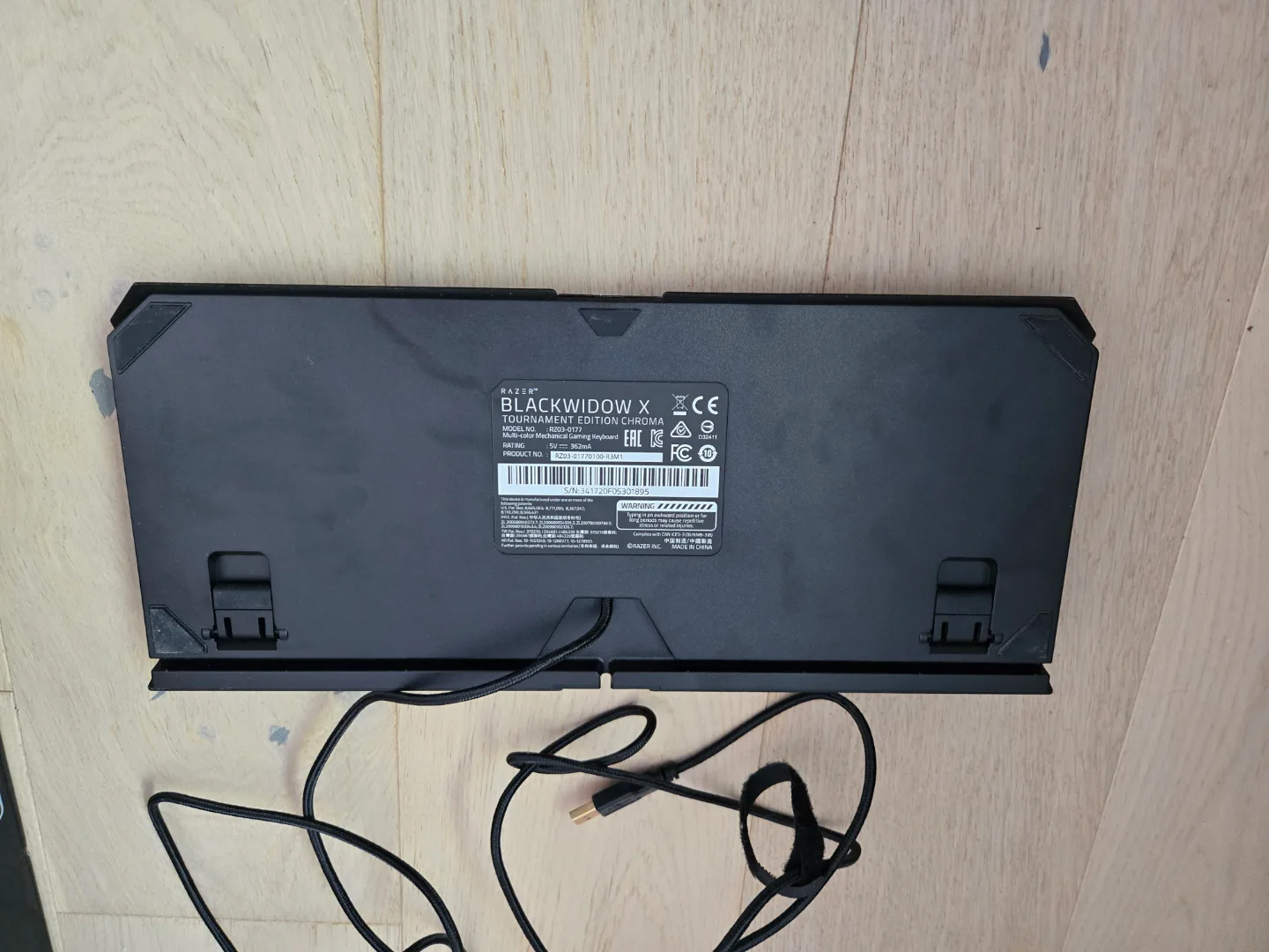 Razer BlackWidow X Tournament Edition Chroma Mechanical Keyboard image indicator(2)