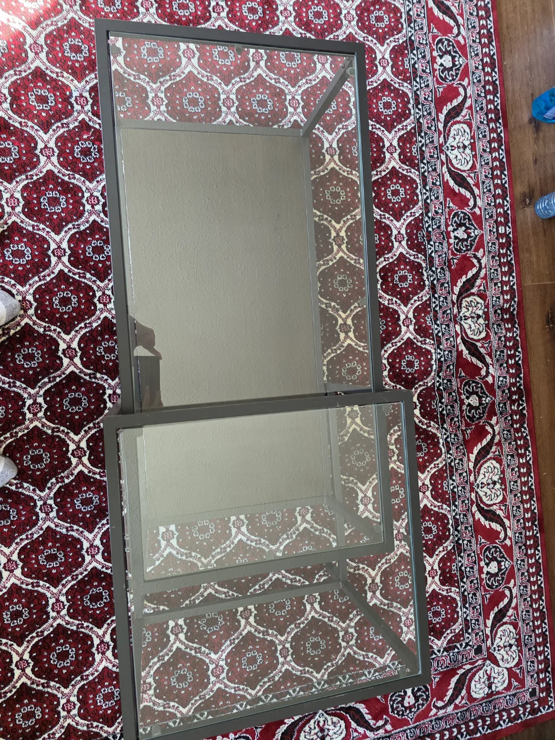 IKEA NORSBORG Glass Top Coffee Table image indicator(2)