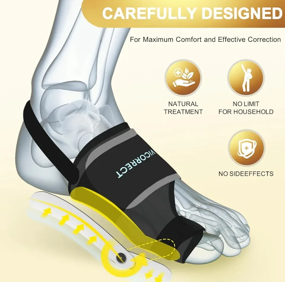 Pair of black bunion correctors. image indicator(6)