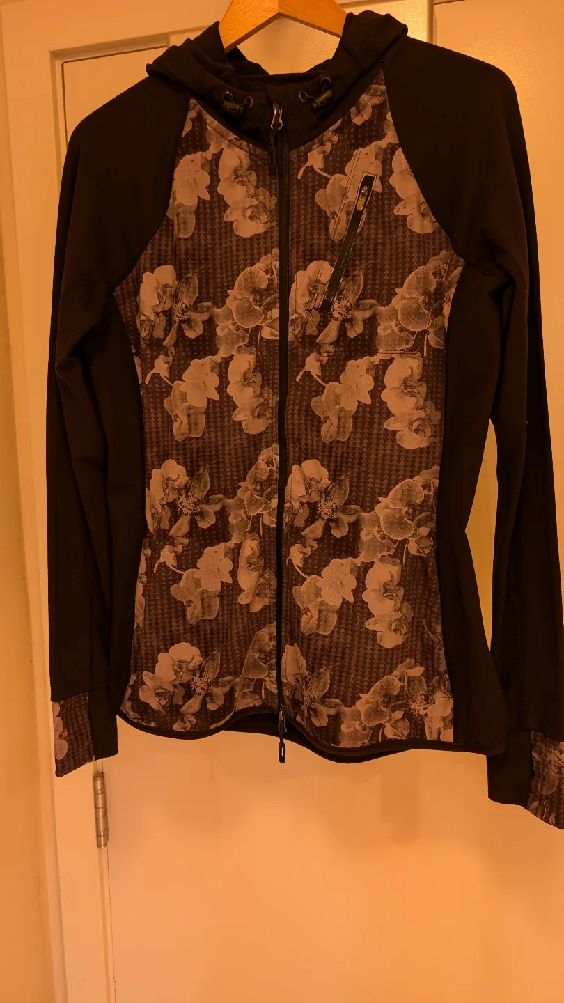 Industry Women's L/G Zip-Up Hoodie Jacket - Floral Print thumbnail