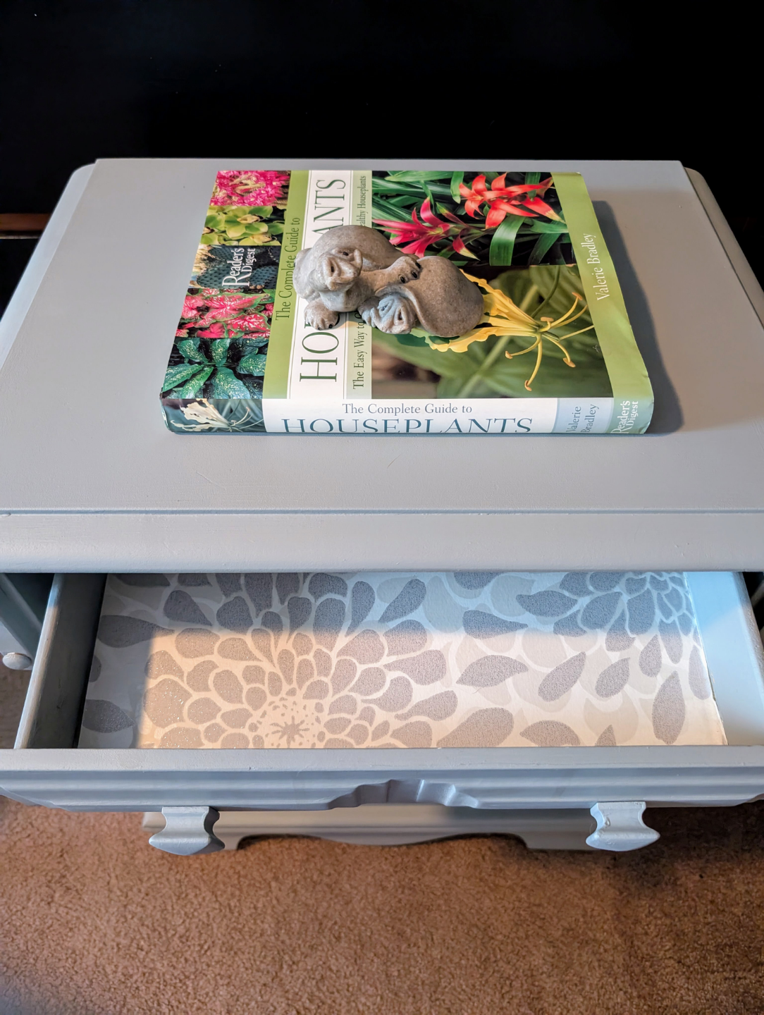 Vintage Painted Nightstand - photo 2