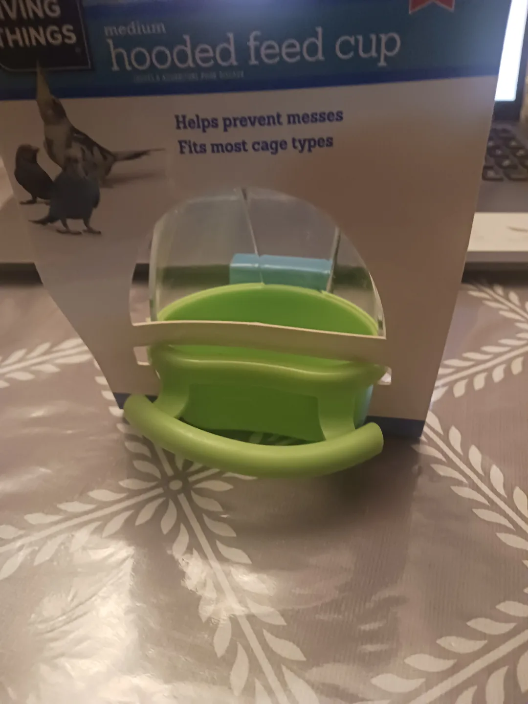 All Living Things Medium Hooded Feed Cup for Birds image indicator(2)