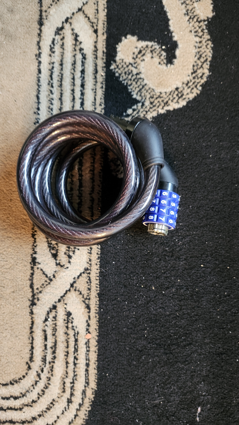 Combination Bike Cable Lock