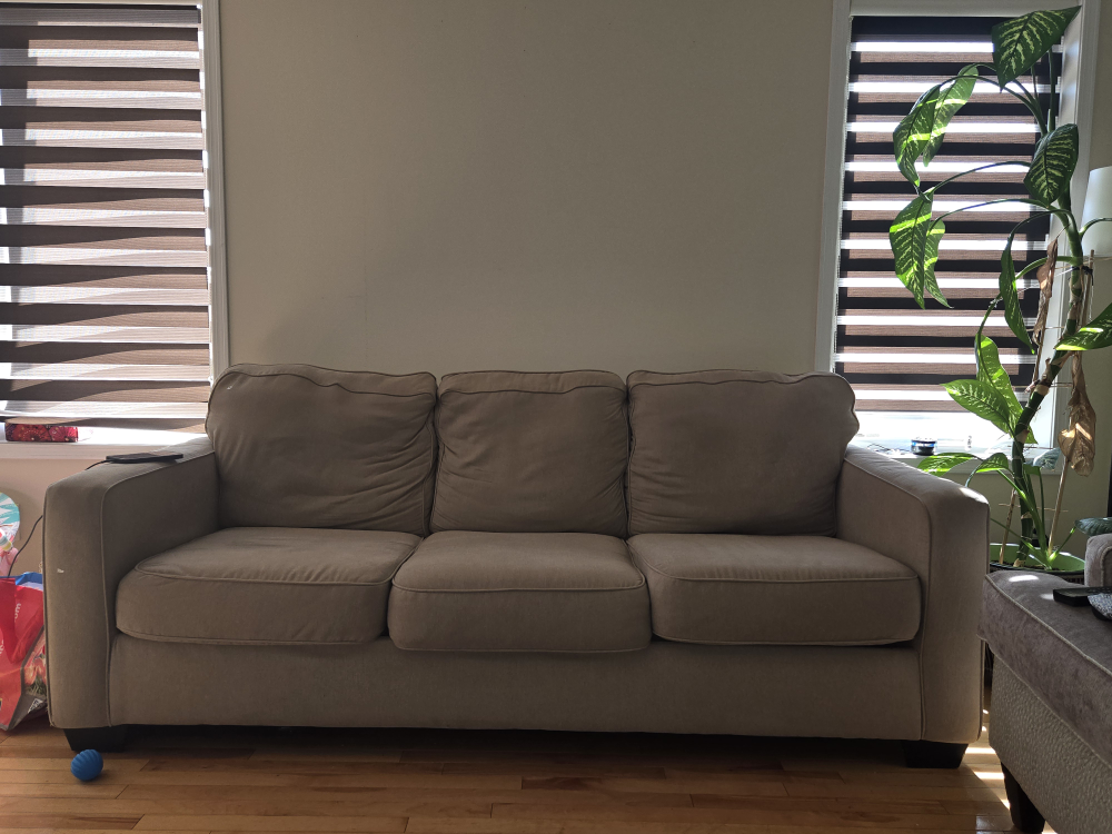 Beige 3-seater Sofa