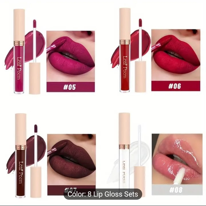 Leaf Poem Matte Liquid Lipstick Set - 8 Colors - photo 3