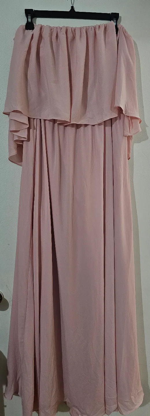 R.S.V.P. Sugarlips blush pink prom/grad maxi dress