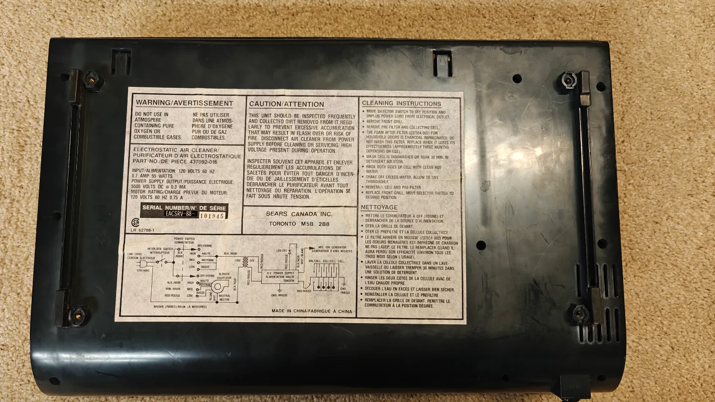 Kenmore Vintage Air Cleaner(NEED GONE ASAP) image indicator(2)