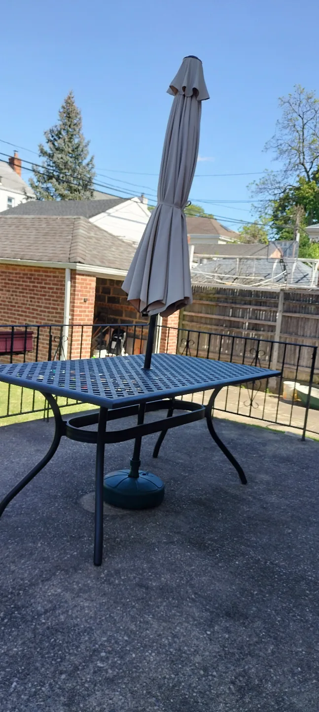 Outdoor Patio Table with Umbrella thumbnail