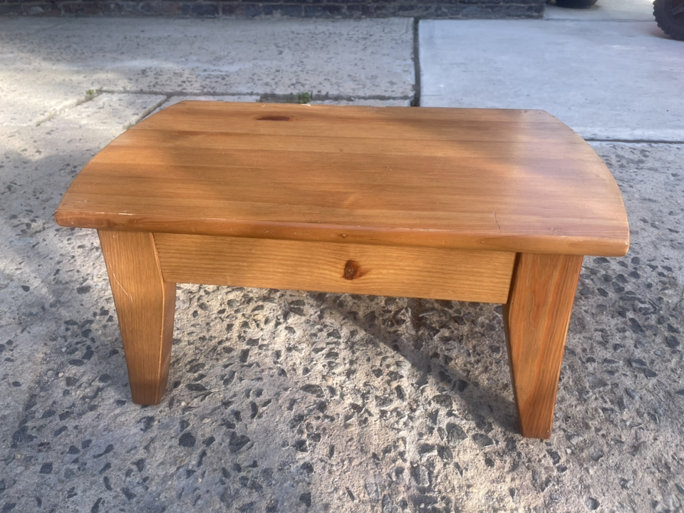 Solid Wood Small Accent Table 19 1/2”L x 11 1/2”W x 10”H - photo 3