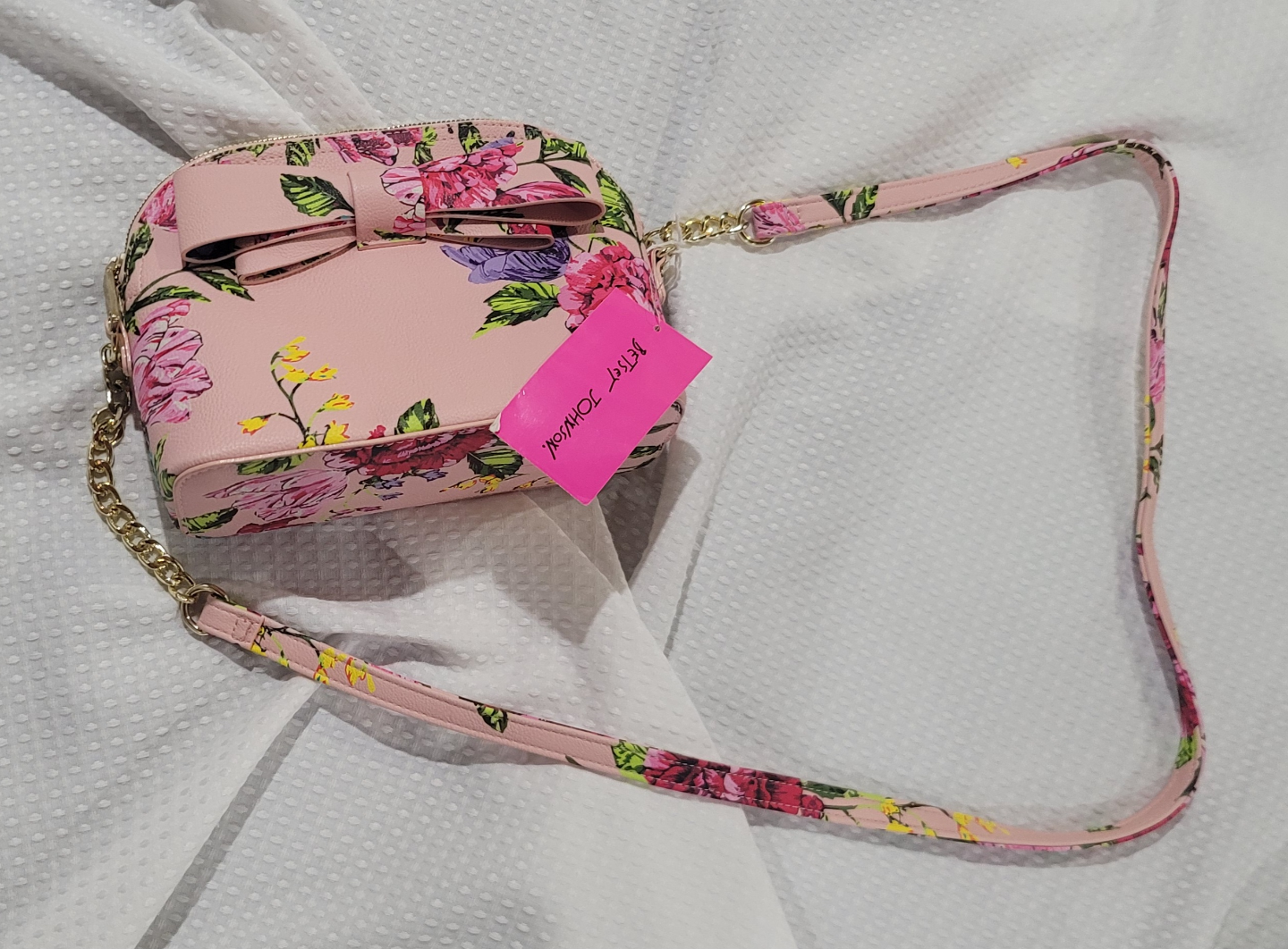 Betsey Johnson Floral Crossbody Bag