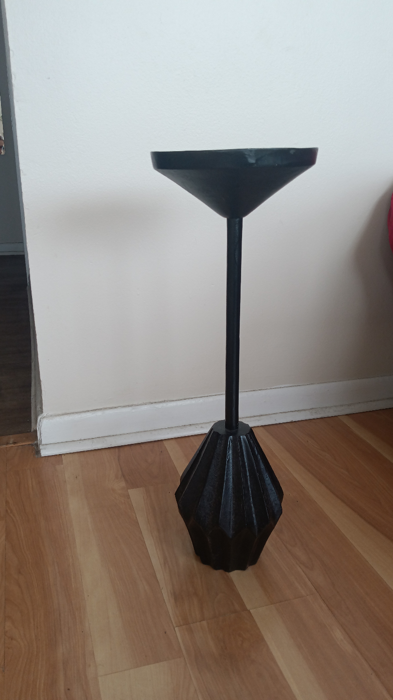 Black Metal Accent Table