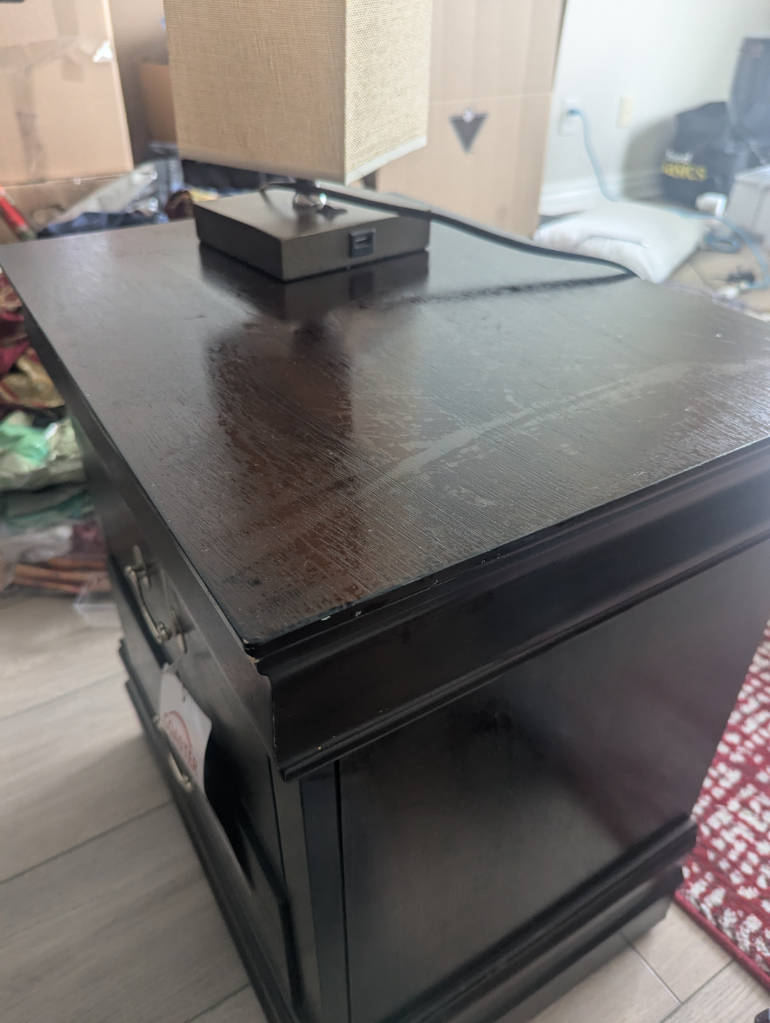 Coaster Fine Furniture Nightstand with Lamp - photo 4