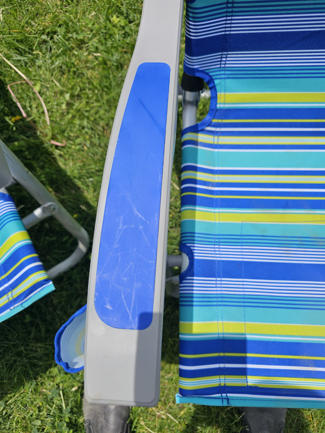 Beach Chairs - Blue & Green Stripes - photo 3