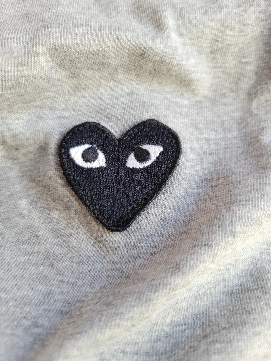 New Commes Des Garcons Long Sleeve Grey T Shirt - Large image indicator(5)