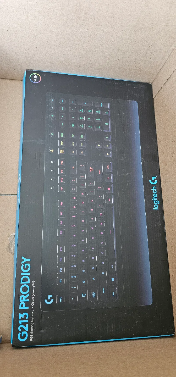 Logitech G213 Prodigy RGB Gaming Keyboard thumbnail