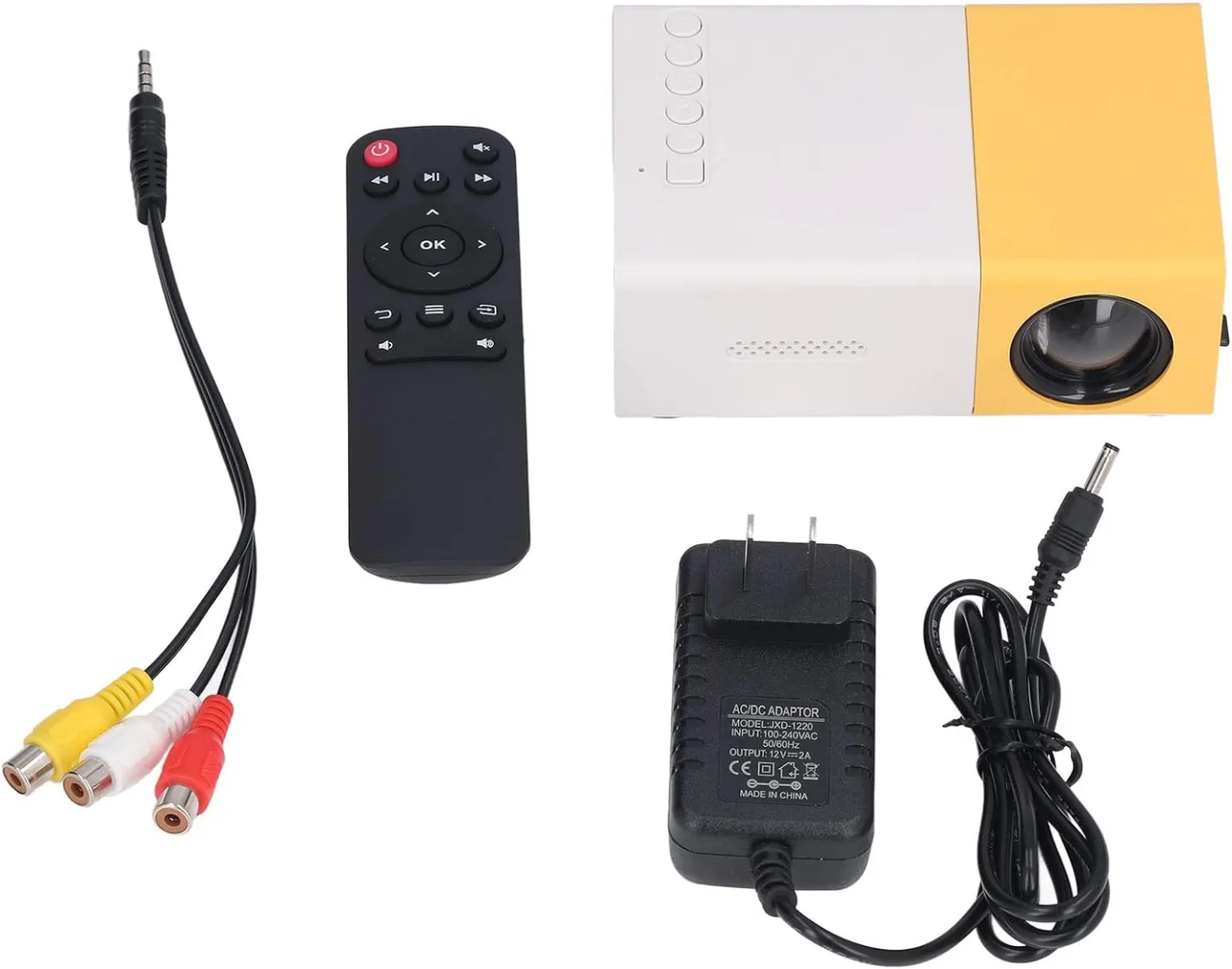 🧡 Mini Portable Projector with Remote image indicator(4)