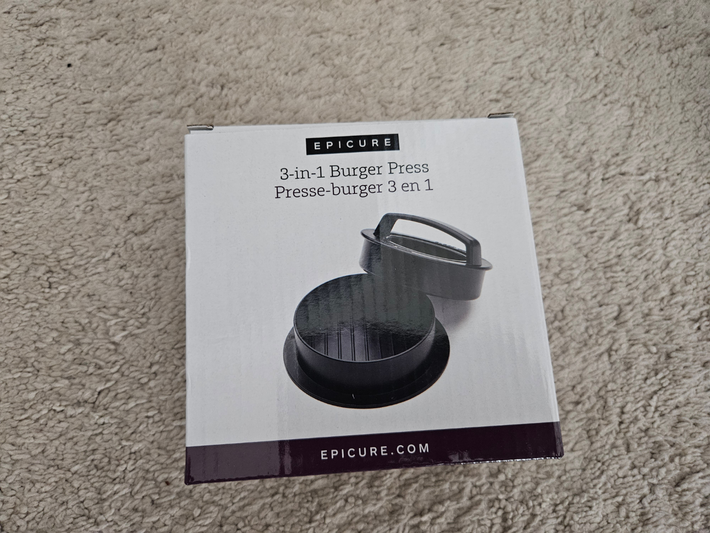 Epicure 3-in-1 Burger Press