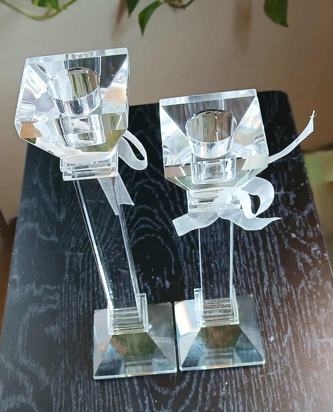 Two Elegant Candle Holders for Taper Candles