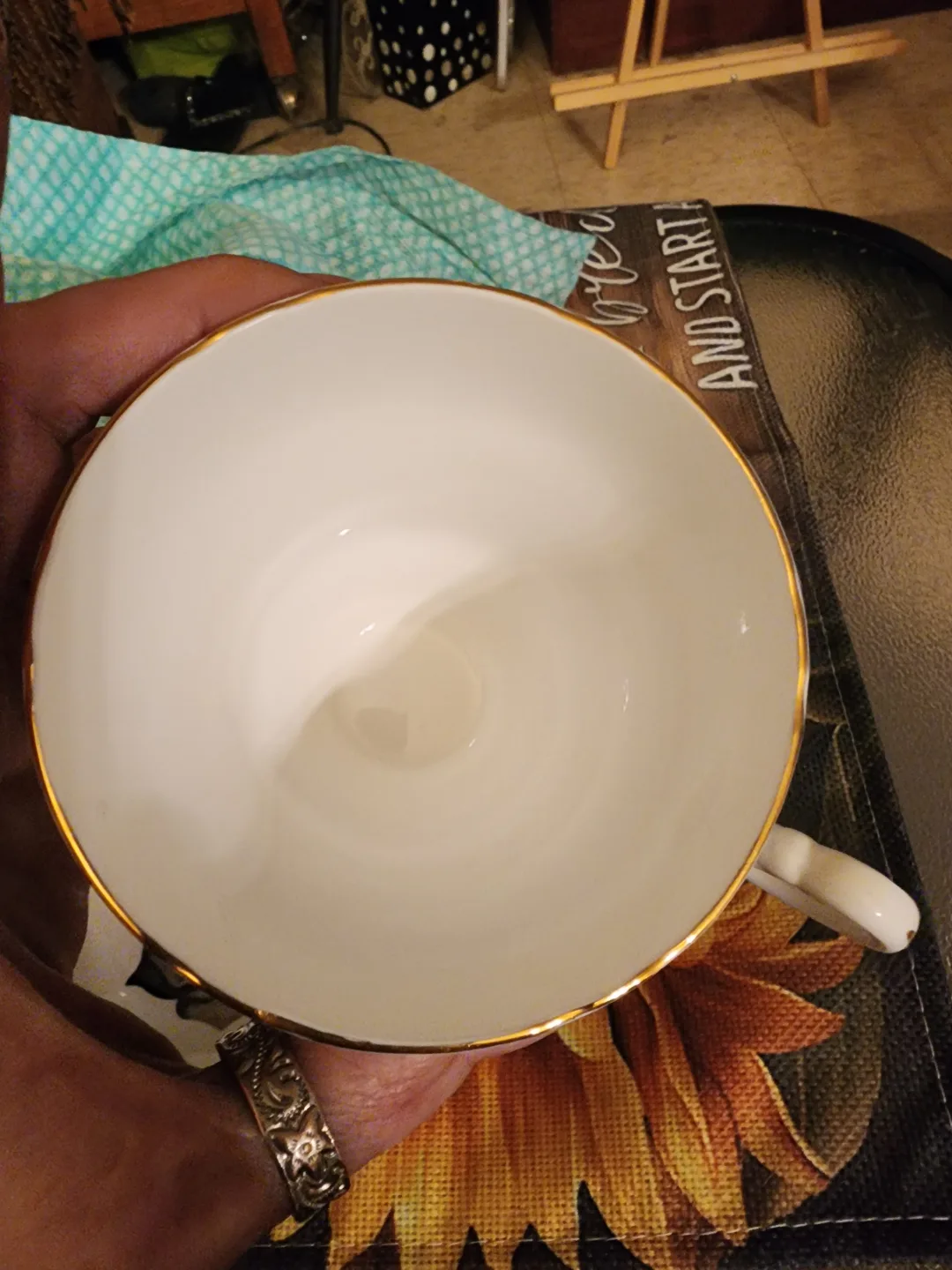 Royal Ascot Bone China Teacup and Saucer Set image indicator(2)