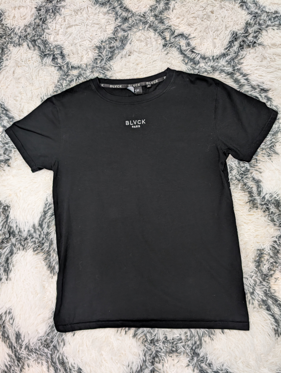 BLVCK PARIS Black T-Shirt - Size Large