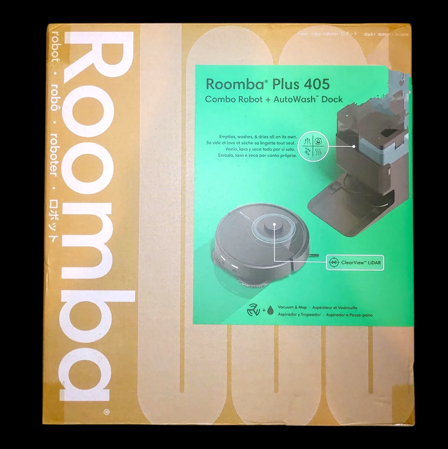 Roomba Plus 405 Combo Robot + Auto-Wash Dock thumbnail